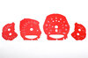 Instrument Face Set 991.1 GT3 RS - Guards Red - PDK - MPH