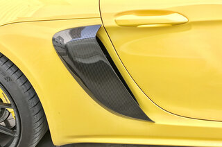 Ram Air Side Inlet Set 718 Boxster / Cayman - FVD Clubsport Tribute Series - Carbon + Gloss Gel Coat