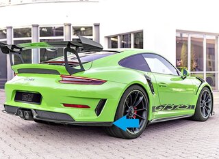 TechArt Rear Diffuser Set 991.2 GT3 RS - Visible Carbon - Glossy Finish