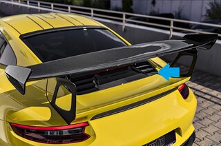 TechArt Rear Decklid Cover 991.2 GT3 RS - Visible Carbon - Glossy Finish