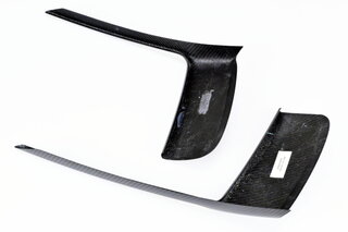 TechArt Front Bumper Air Blade Insert Set 991.2 GT3 / GT3 RS - Visible Carbon - Glossy Finish
