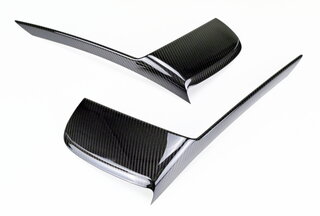 TechArt Front Bumper Air Blade Insert Set 991.2 GT3 / GT3 RS - Visible Carbon - Glossy Finish