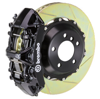 Brembo-Sport System GT (6-Kolben) 355x32mm, VA geschlitzte Scheiben, Sattel Schwarz