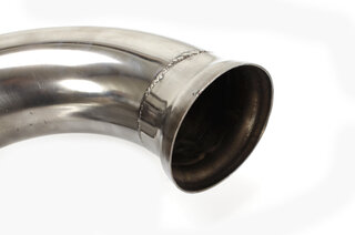 Sport-Mittelschalldämpfer "Brombacher" TÜV ( ABE ) , mit 1 Endrohr Oval
