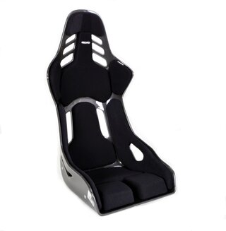 SiègeRECARO PODIUM CF tissus noir - L -(homologation FIA et TUV )