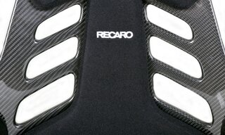 SiègeRECARO PODIUM CF tissus noir - L -(homologation FIA et TUV )