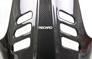 SiègeRECARO PODIUM CF tissus noir - L -(homologation FIA et TUV )