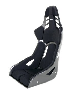 Recaro Podium CF - Passenger Side - Medium - Carbon + Black Perlon Velour Pads - Track or Street