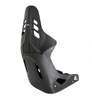 Recaro Podium CF - Passenger Side - Medium - Carbon + Black Perlon Velour Pads - Track or Street