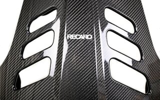 Recaro Podium CF - Passenger Side - Medium - Carbon + Black Perlon Velour Pads - Track or Street
