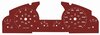 FVD Brombacher Instrument Face Set 957 Turbo S Cayenne - Guards Red - MPH - Fahrenheit - With Logo