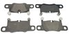 Brake pads kit for disk brake rear - 992