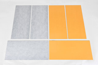 Sound Absorber Matt Set 550 x 250 mm - 6 Matt Set