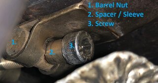 Haltebandschrauben -und Bolzensatz M8 - 100mm