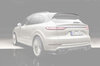 Dachspoiler 9YA Cayenne Turbo E3, ab MJ 2018, inkl. Flügelprofil lackierfähig mit Fuß, nicht Coupé