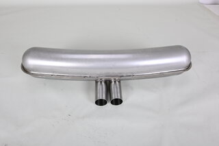 Schalldämpfer Edelstahl Doppelendrohre "GT3"-Style Ø63mm