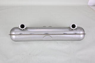 Schalldämpfer Edelstahl Doppelendrohre "GT3"-Style Ø63mm