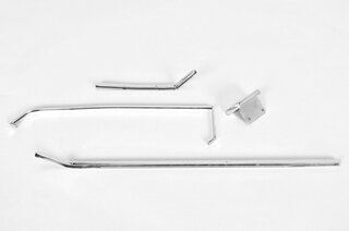 Door panel pocket trim Chrome right - 911/912 1965-73