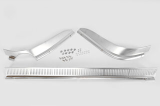Rear apron kit 911/ 912 1969-73 Stainless Steel polished