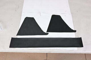 Vinyl Roof Trim Set 914 / 914-6 - Left / Right and Center - New German Sourced Vinyl