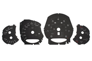 FVD Brombacher Instrument Face Set 991.2 - Black - PDK- MPH