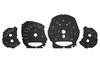 FVD Brombacher Instrument Face Set 991.2 - Black - PDK- MPH