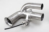 Seitenschalldämpfer-Bypass für OE Klappen ESD auf Krümmer 997 GT3/RS, 3.8/4.0L