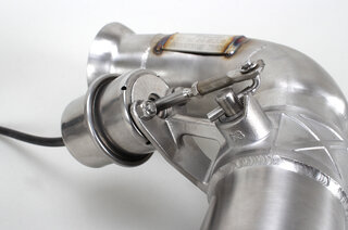 Seitenschalldämpfer-Bypass für OE Klappen ESD auf Krümmer 997 GT3/RS, 3.8/4.0L
