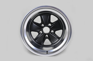 Classic-Design Wheel - 11x17 ET-28 Black + Polished Lip