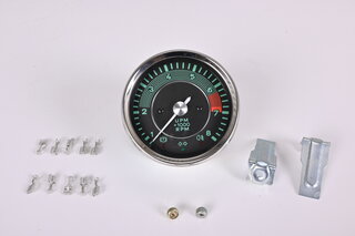 Tachometer 8000 rpm 356-Style - 12V