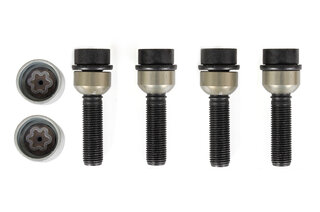 Wheel Lock Set - 18 mm Front + 18 mm Rear Spacers - Black