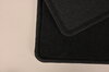 Floor Mat Set 911 / 930 - Jakarta - Black Leather Edging - Black Stitching - Includes Fasteners