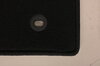 Floor Mat Set 911 / 930 - Jakarta - Black Leather Edging - Black Stitching - Includes Fasteners