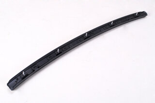 991 Rear bumper cover - Black matt  - upper - Chrome