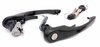 Door handle set with locking cylinder and 2 keys (left/right) - black