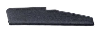 Ablagekasten Lang Tür links Teppich/ Umschlagband Kunstleder schwarz