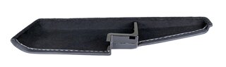 Ablagekasten Lang Tür links Teppich/ Umschlagband Kunstleder schwarz