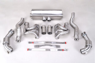 Race Exhaust System 981 GT4 / Clubsport - Nordschleife System - Cat Bypass - Motorsport