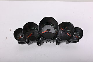 Zifferblattsatz Schwarz 997-2 PDK km/h, mit mintgrünen Ziffern - " F-Modell Look "