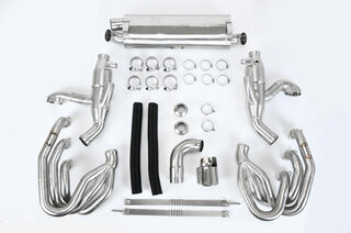 Exhaust System 964 - SPORT - 200 Cell Catalytics - Single Outlet - With Heat