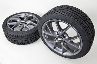 Winter-Radsatz "BBS SR" mit Michelin Pilot Alpin PA4,  8 +10x18 ET 48/45