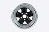 Classic Design Wheel - 8 x 16 ET 10.6 - Black Satin Center + Polished Lip - With TÜV