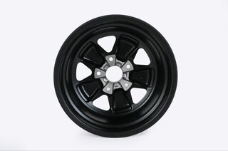 Classic Design Wheel - 8 x 16 ET 10.6 - Black Satin Center + Polished Lip - With TÜV