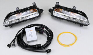 Genuine Front LED Turn Signal / Fog Light / DRL Set 997.2 + FVD Day Time Running Light Module