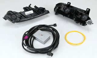 Genuine Front LED Turn Signal / Fog Light / DRL Set 997.2 + FVD Day Time Running Light Module