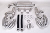 Exhaust System 964 - Custom - 100 Cell - 1 Outlet / 2 Bung - With Heat - Tip W/O Logo + W/O Polish