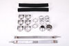 Exhaust System 964 - Custom - 100 Cell - 1 Outlet / 2 Bung - With Heat - Tip W/O Logo + W/O Polish
