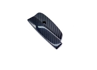 Top Door Panel Trim End Cover 911 1987-98 Satin black - Right - Carbon