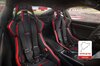 RECARO PODIUM CF, Polsterpads M - Alcantara Schwarz- Leder Rot, mit FIA/ABE, Fahrerseite