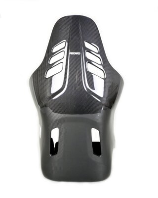 Recaro Podium CF - Driver Side - Large - Carbon + Black Perlon Velour Pads - Track or Street
